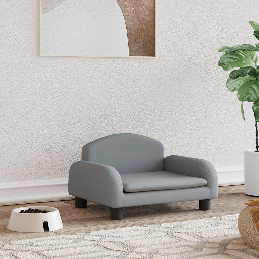 vidaXL Hundebett Creme 70x45x30 cm Stoff