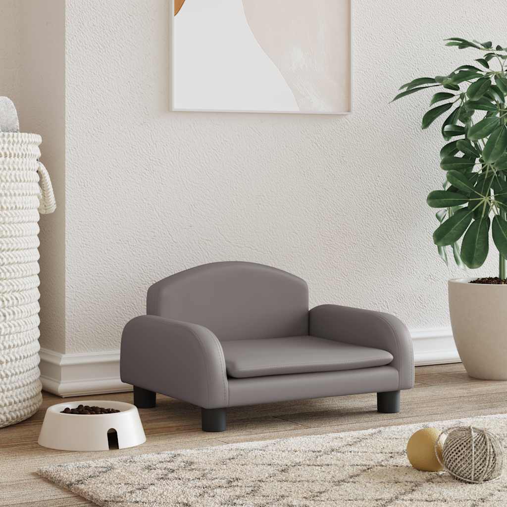 vidaXL Hundebett Creme 70x45x30 cm Stoff