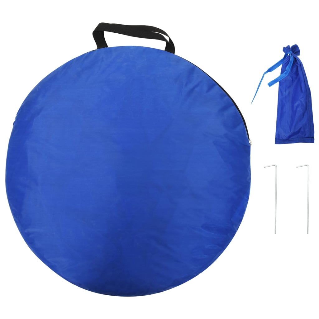 vidaXL Hundetunnel Blau Ø 40x200 cm Polyester