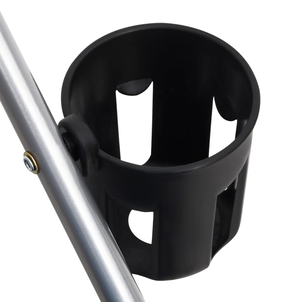 vidaXL Hundewagen Faltbar Rot 76x50x100 cm Oxford-Gewebe