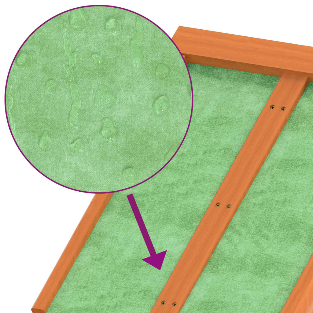 vidaXL 2-tlg. Geräteschuppen-Set Braun Massivholz Kiefer