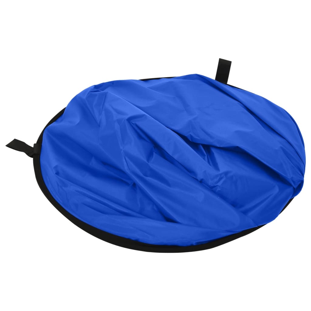 vidaXL 2-in-1 Foto-Hintergrund Oval Grün Blau 200x150 cm