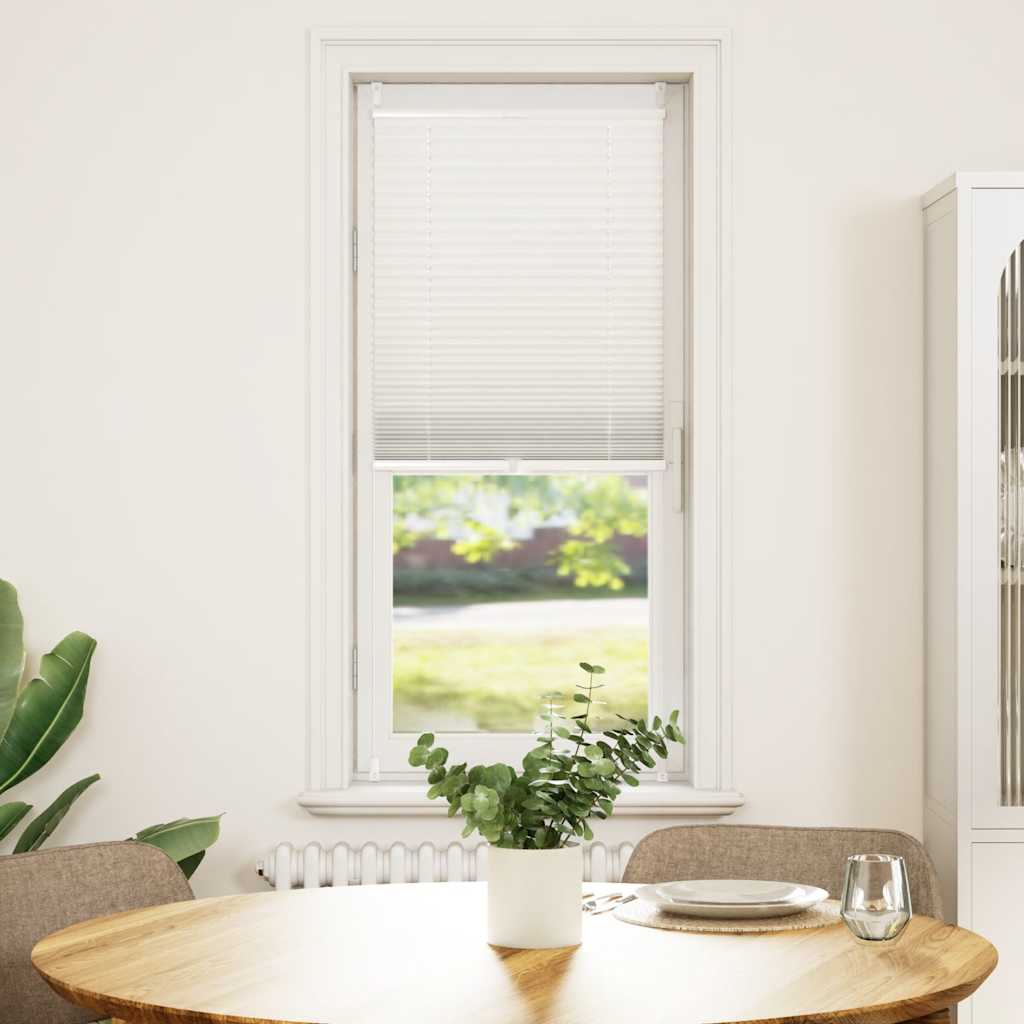 vidaXL Verdunklungsplissee 40×100 cm Weiß