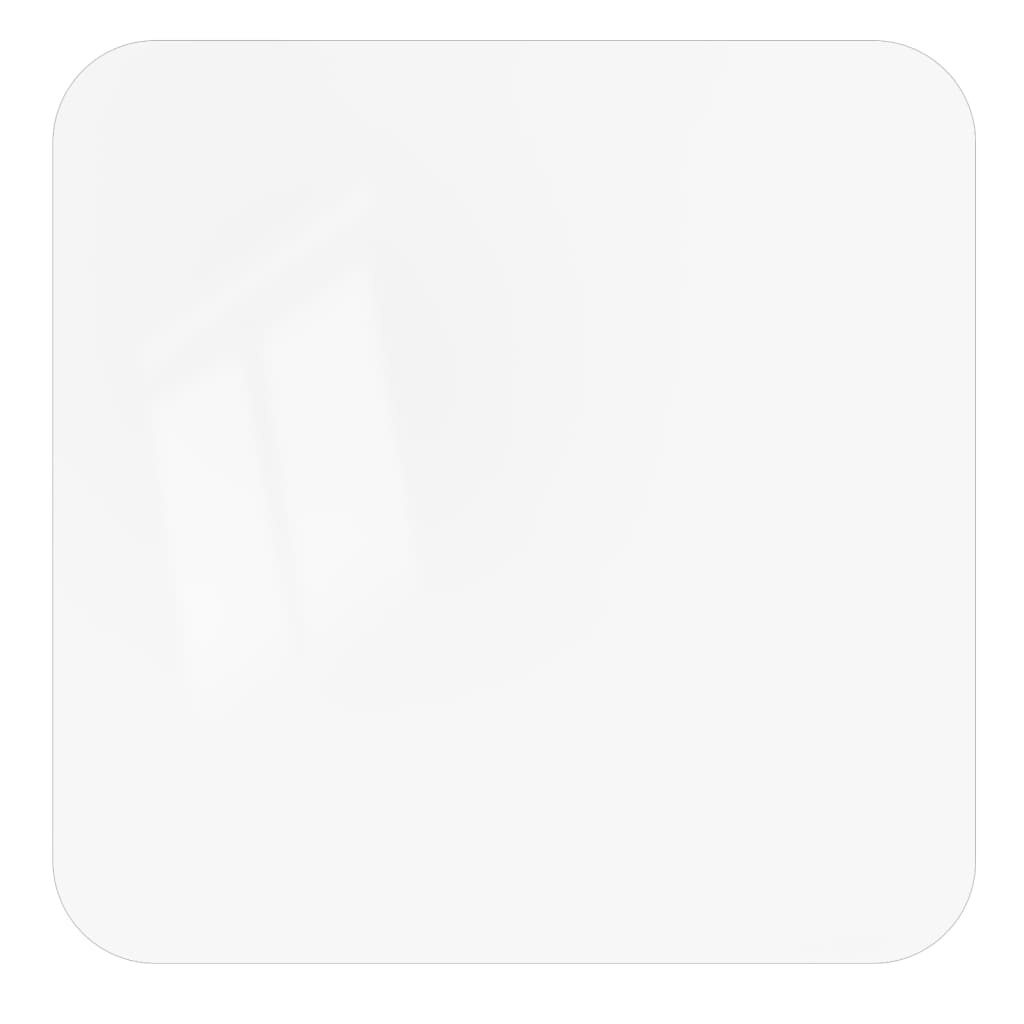 vidaXL Bodenschutzmatte für Laminat oder Teppich 90x90 cm