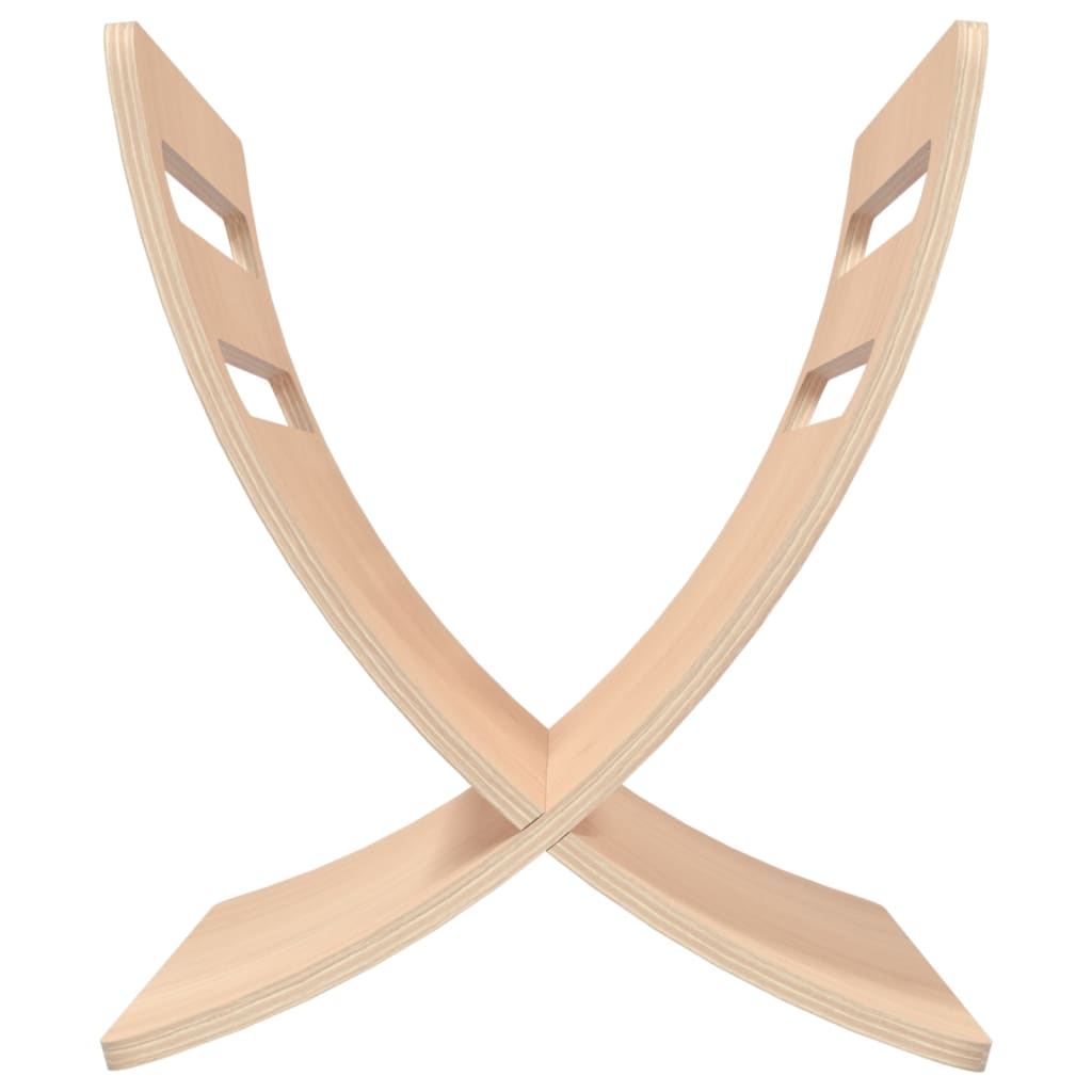 vidaXL Zeitungsständer Holz Freistehend Natur