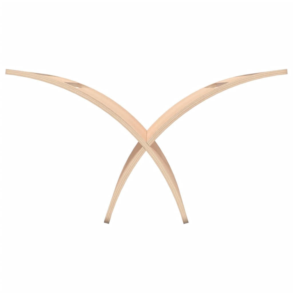 vidaXL Zeitungsständer Holz Freistehend Natur