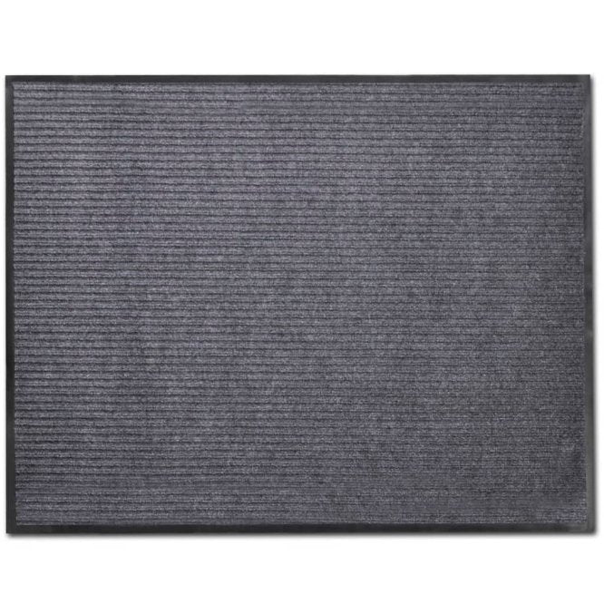 vidaXL Türmatte Schwarz 90 x 60 cm PVC
