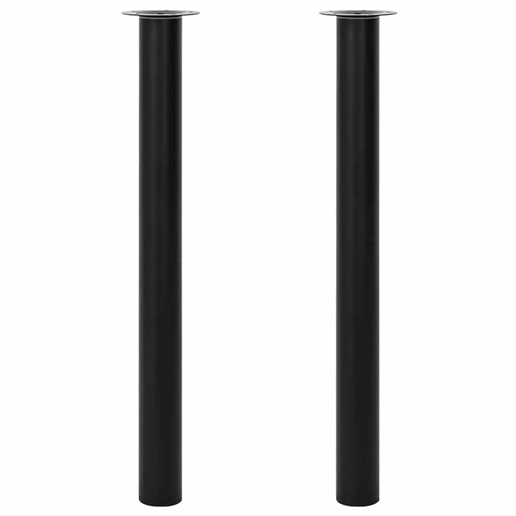 2 x Teleskopfuß Tischfuß Stützfuß Tischbein Chrom 710 mm-1100 mm