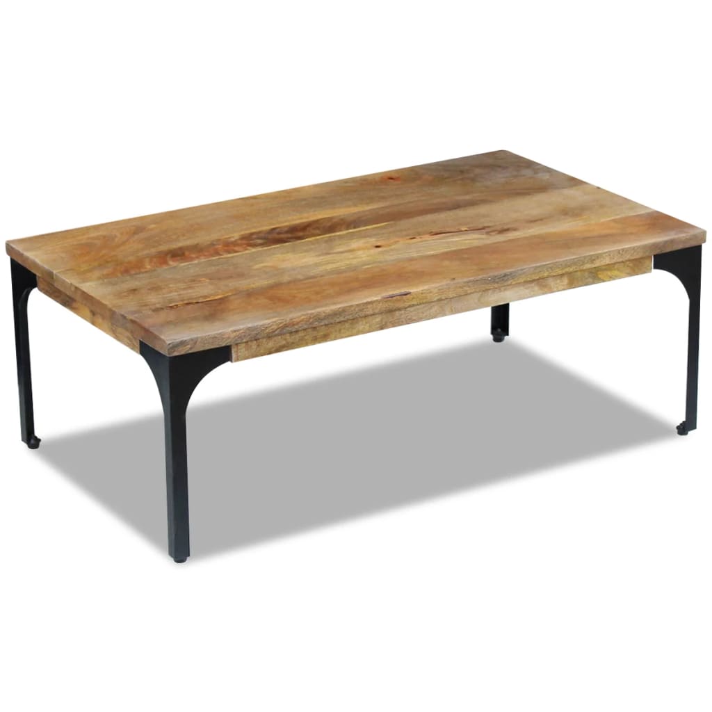 vidaXL Couchtisch Mangoholz 100x60x35 cm