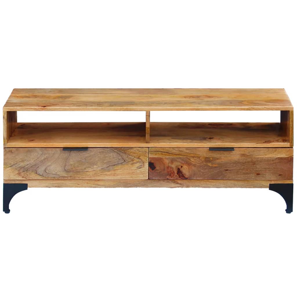 vidaXL TV-Schrank Mangoholz 120x35x45 cm