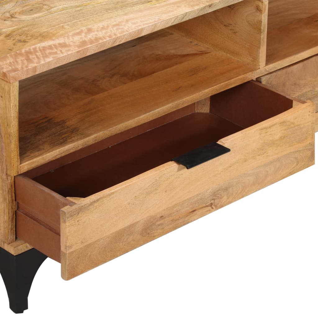 vidaXL TV-Schrank Mangoholz 120x35x45 cm
