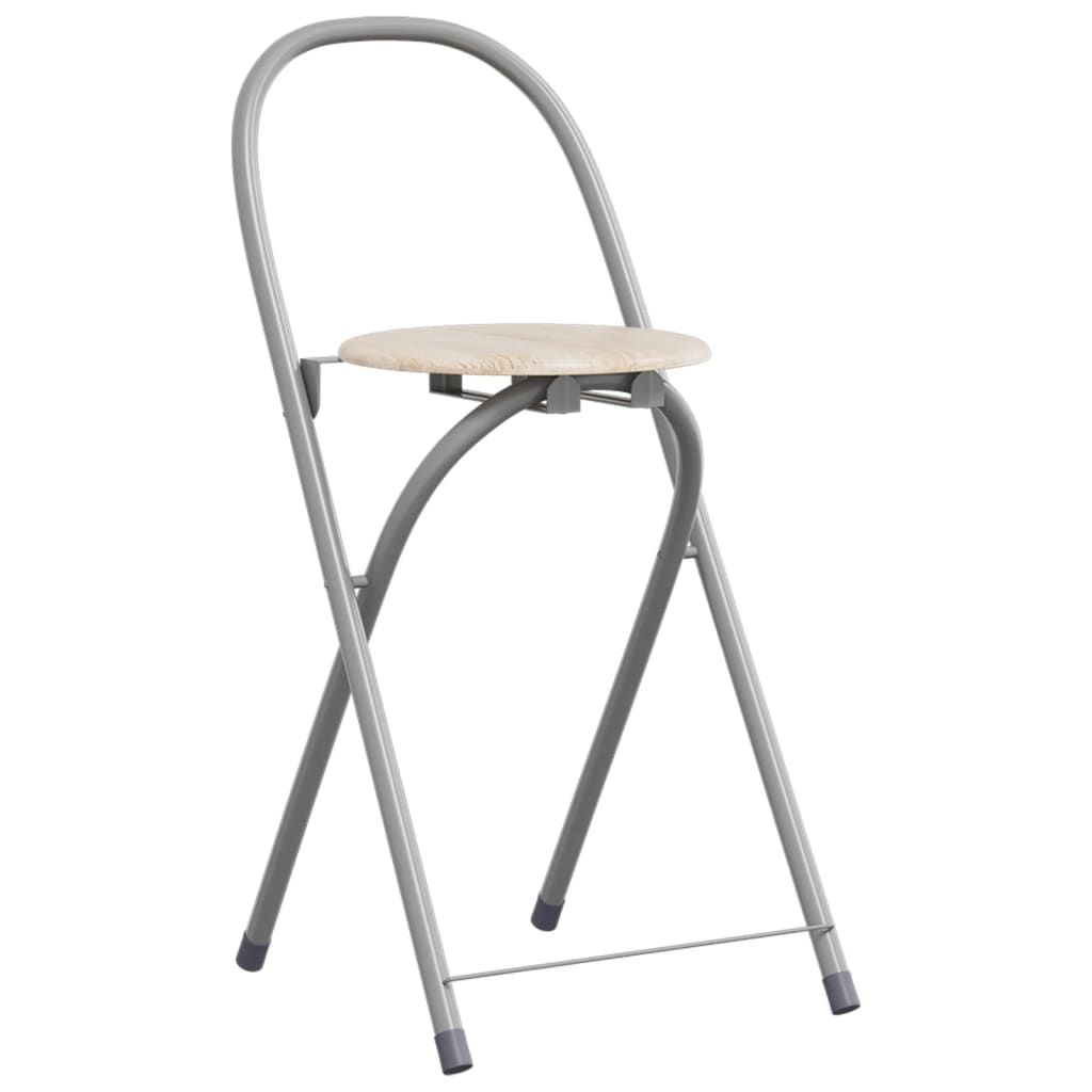 vidaXL Ausklappbarer Esstisch fünfteilig MDF