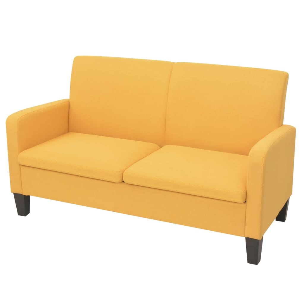 vidaXL 2-Sitzersofa 135 x 65 x76 cm Hellgrau