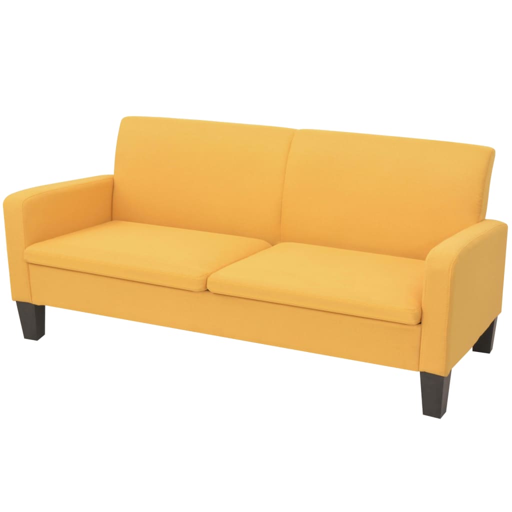 vidaXL 2-Sitzersofa 135 x 65 x76 cm Hellgrau