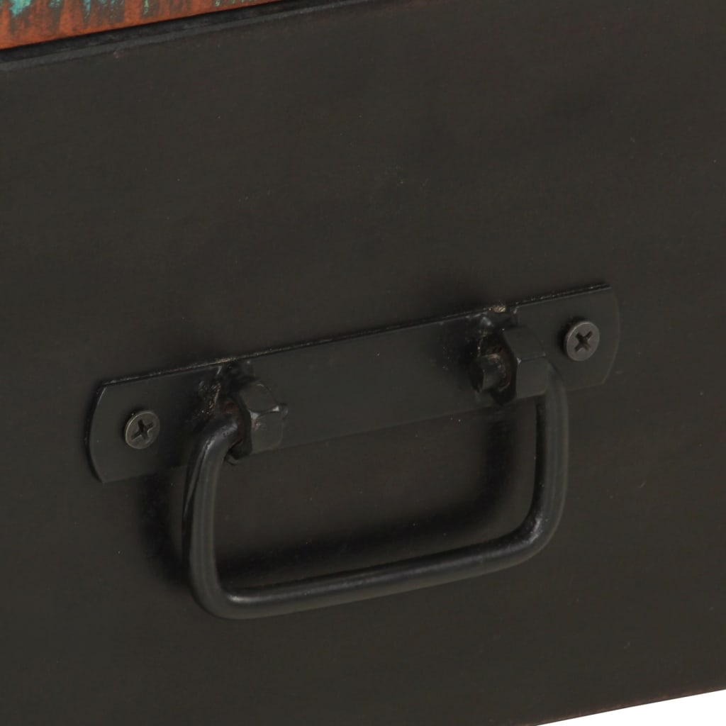 vidaXL TV-Schrank Altholz Massiv 120x30x40 cm