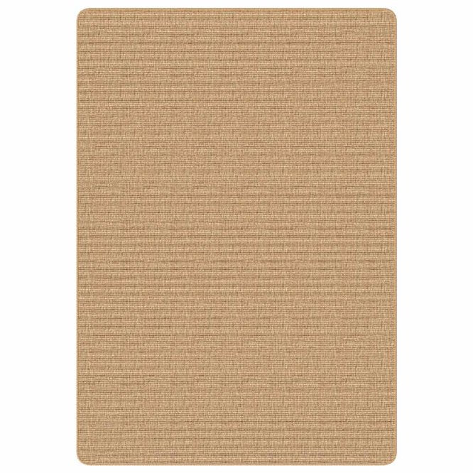 vidaXL Teppich Jute mit Latexrücken 80x160 cm Natur
