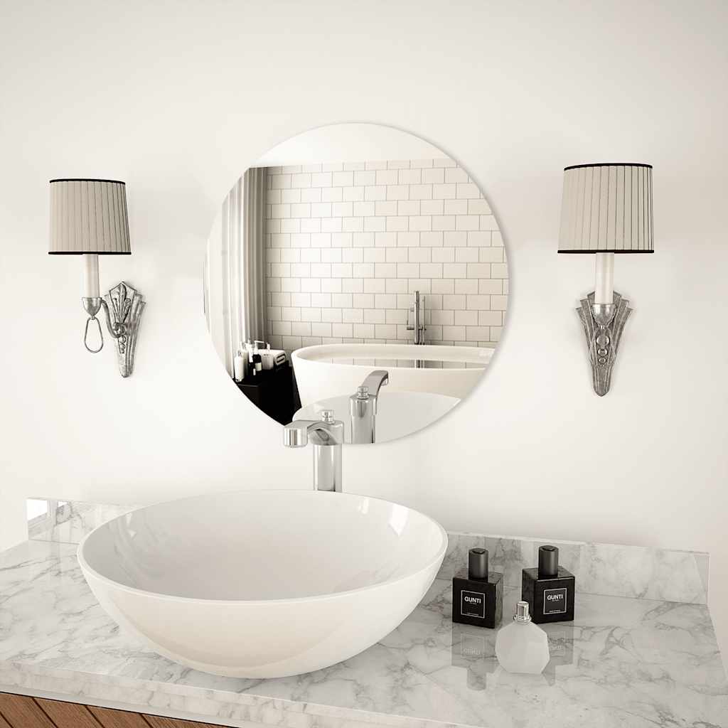Wandspiegel 40 x 40 cm Quadratisch Glas