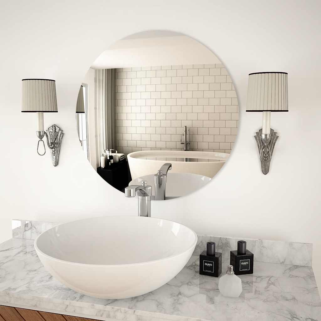 Wandspiegel 40 x 40 cm Quadratisch Glas