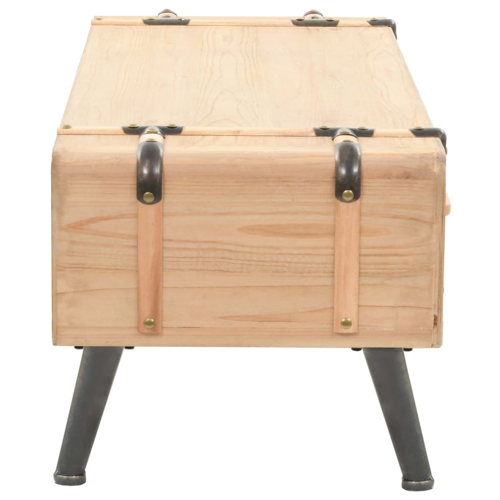 vidaXL TV-Schrank Massivholz Tanne 120x33x35 cm