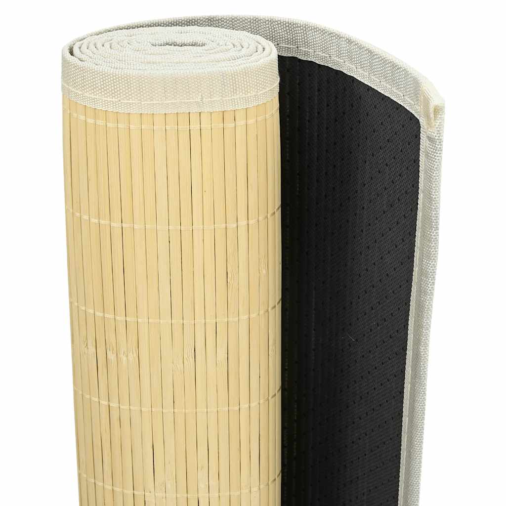 vidaXL Teppich Bambus 100 x 160 cm Natur