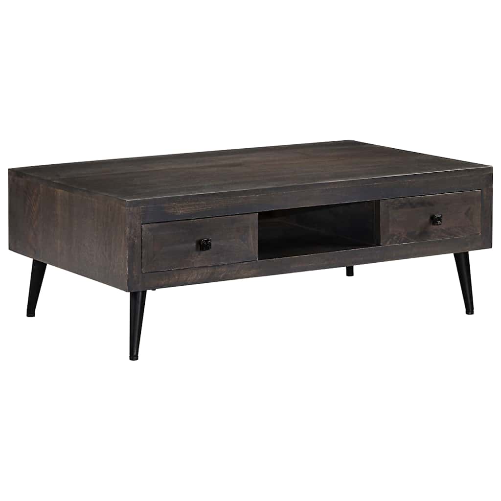 vidaXL Couchtisch Massivholz Mango 100x60x35 cm