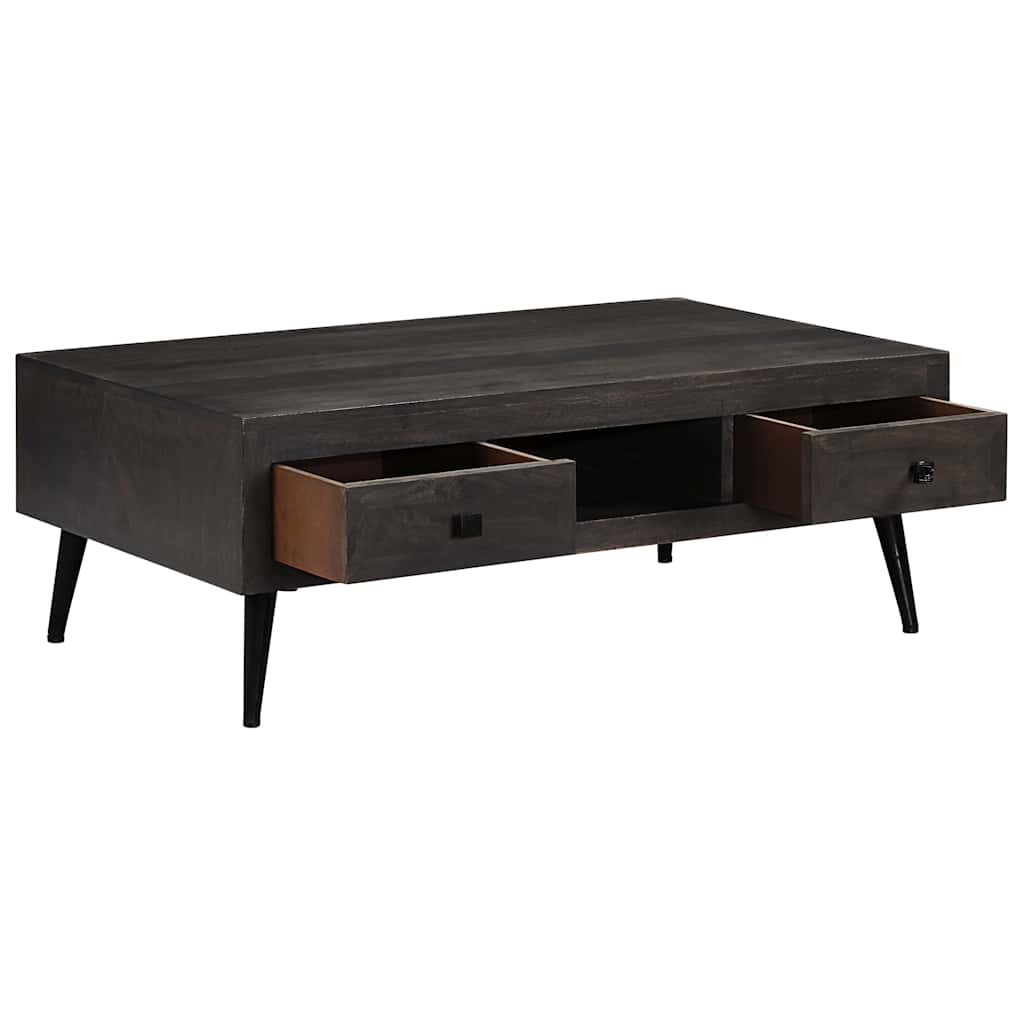 vidaXL Couchtisch Massivholz Mango 100x60x35 cm