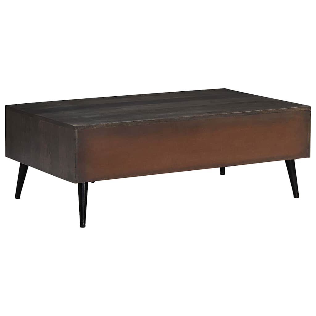 vidaXL Couchtisch Massivholz Mango 100x60x35 cm