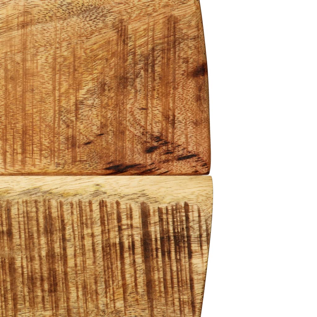 vidaXL Esstisch Raues Massives Mangoholz und Stahl 120x77 cm