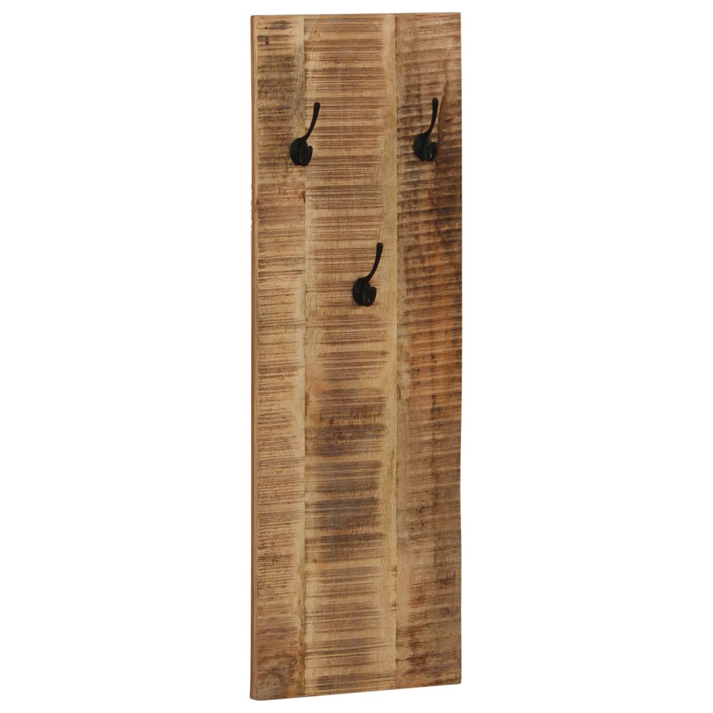 vidaXL Wandgarderobe 2 Stk. Mangoholz Massiv 36x110x3 cm