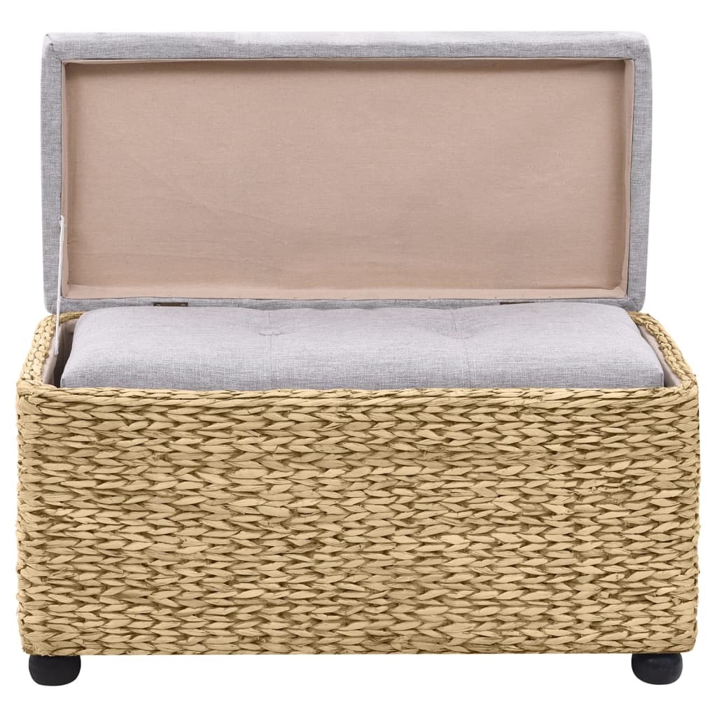 vidaXL Sitzbank-Set 2-tlg. Seegras Grau