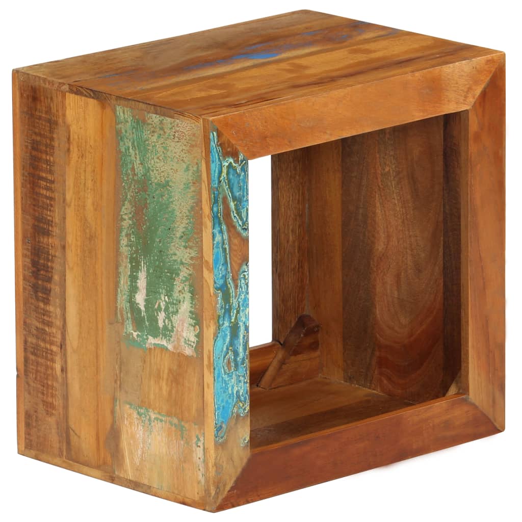 vidaXL Hocker 40x30x40 cm Altholz Massiv