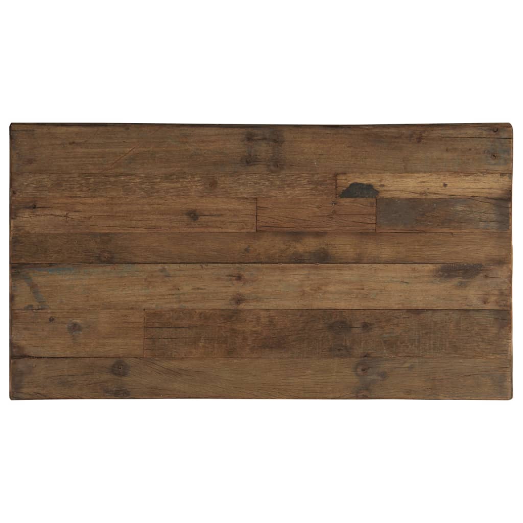 vidaXL Opium-Couchtisch Altholz und Stahl 110×60×35 cm