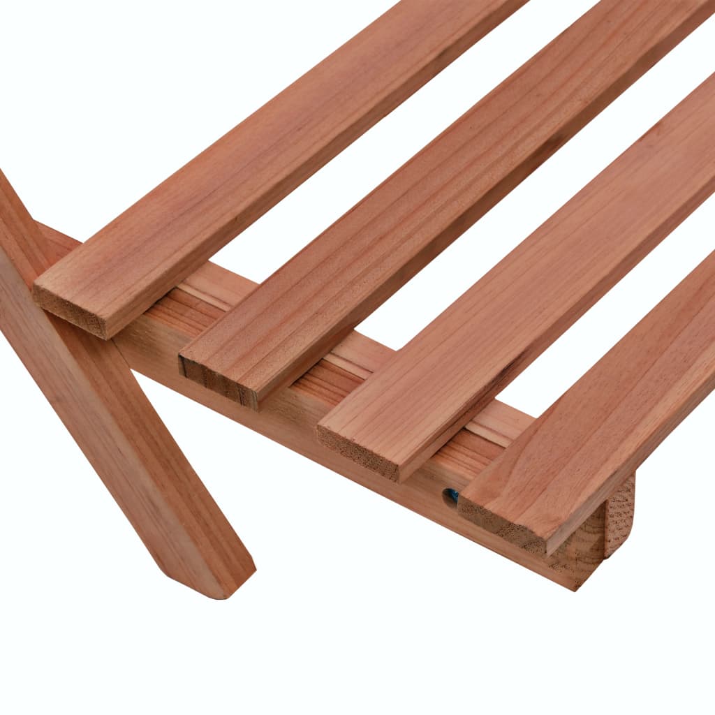 vidaXL 3-Tier Pflanzenständer Zedernholz 48x45x40 cm