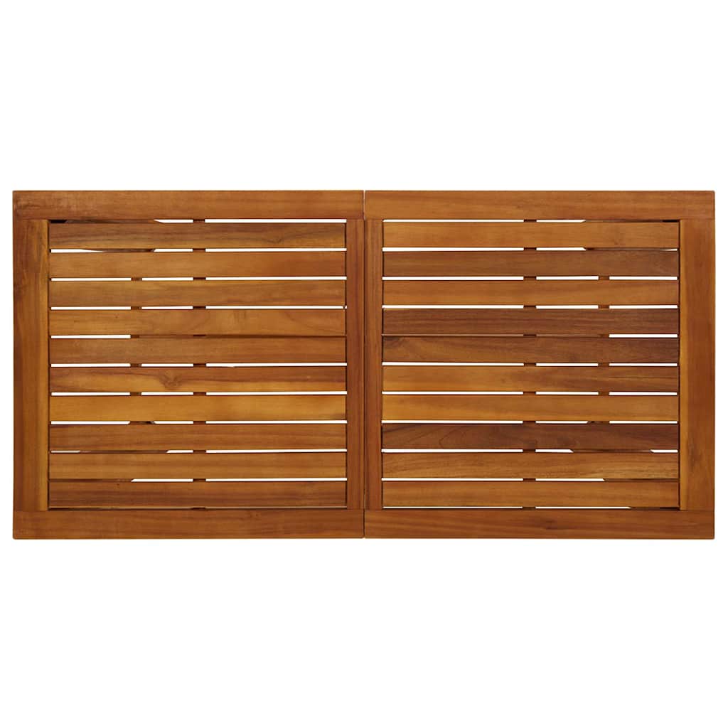 vidaXL Bartisch Massivholz Akazie 120x60x105 cm