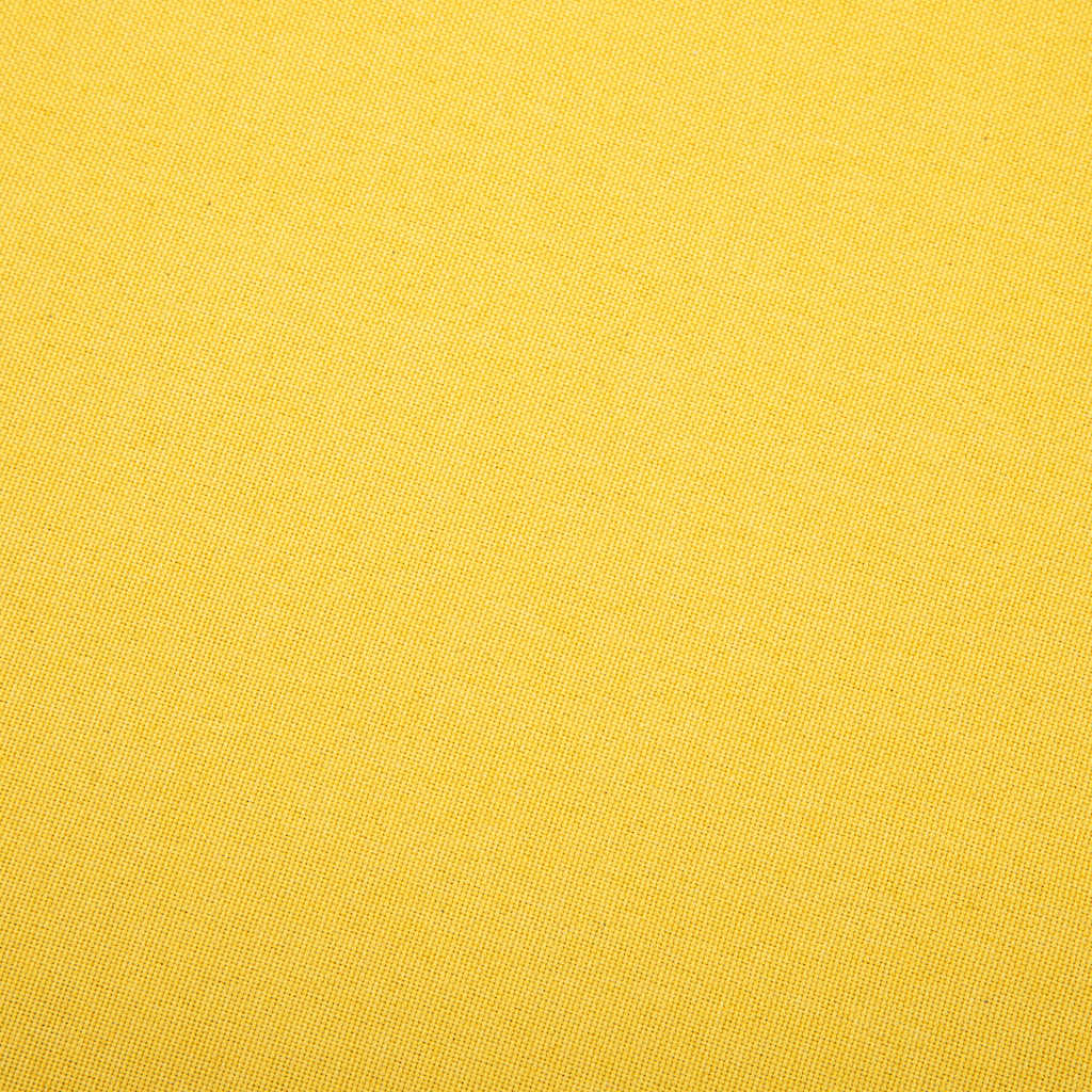 vidaXL Polsterstuhl Gelb Stoff