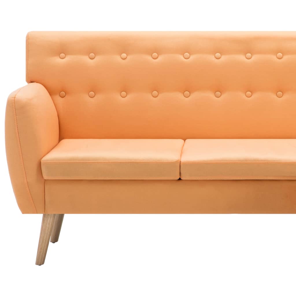 vidaXL Sofa L-Form Stoff 171,5x138x81,5 cm Orange