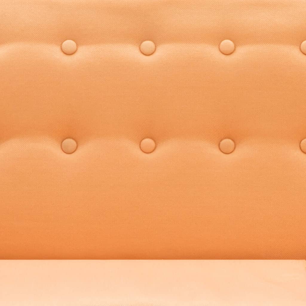 vidaXL Sofa L-Form Stoff 171,5x138x81,5 cm Orange