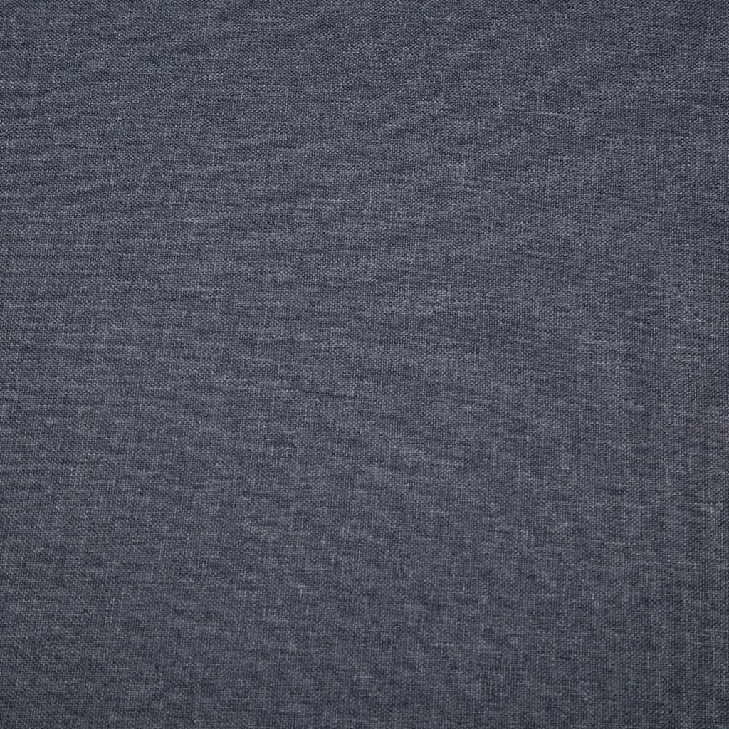 vidaXL 3-Sitzer-Sofa Stoff 172x70x82 cm Dunkelgrau