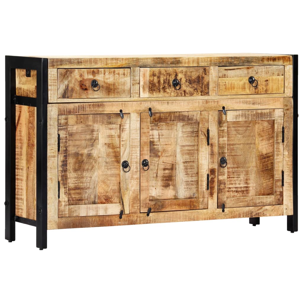 vidaXL Sideboard Altholz Massiv 120x35x76 cm