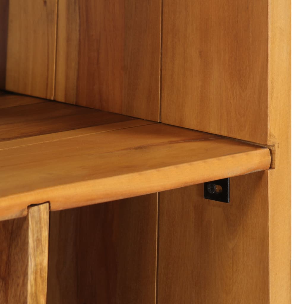 vidaXL Bücherregal 60x35x180 cm Altholz Massiv