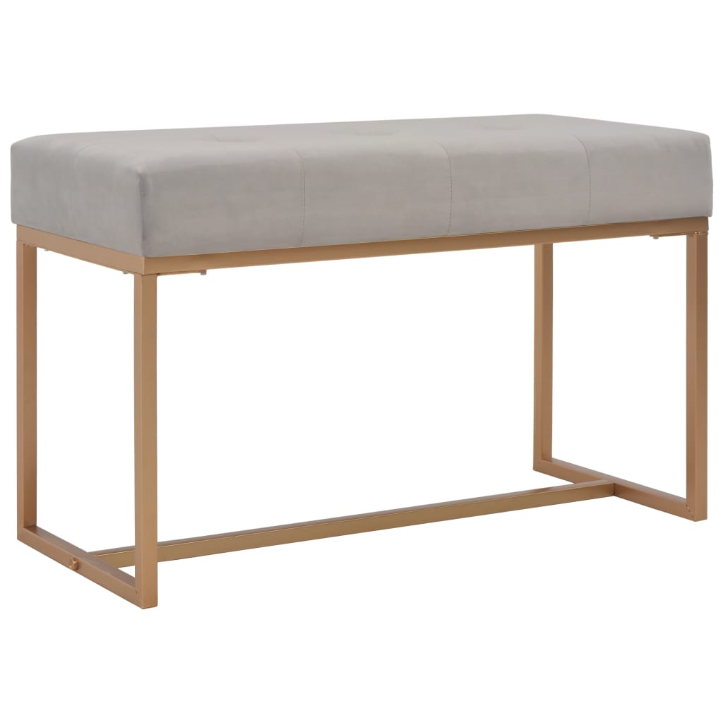 Bank 80 cm Grün Samt