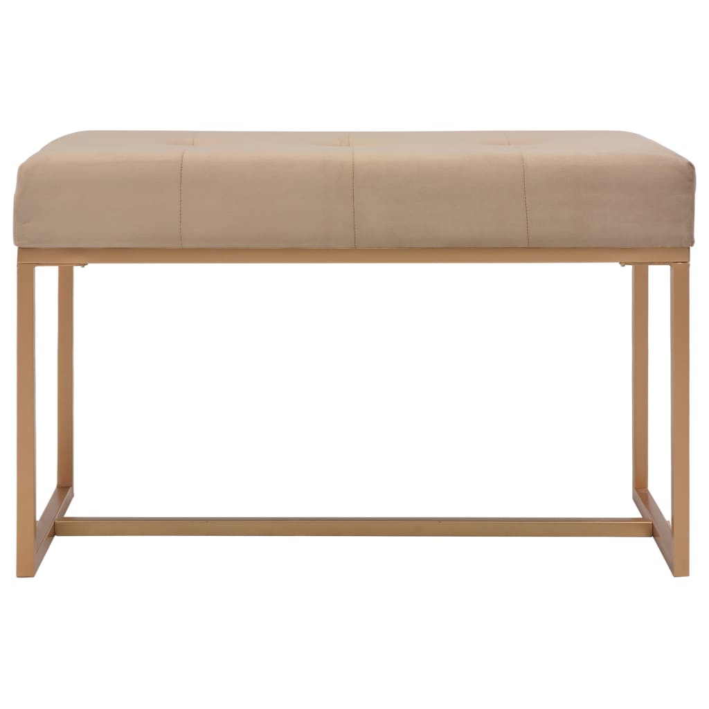 Bank 80 cm Grün Samt