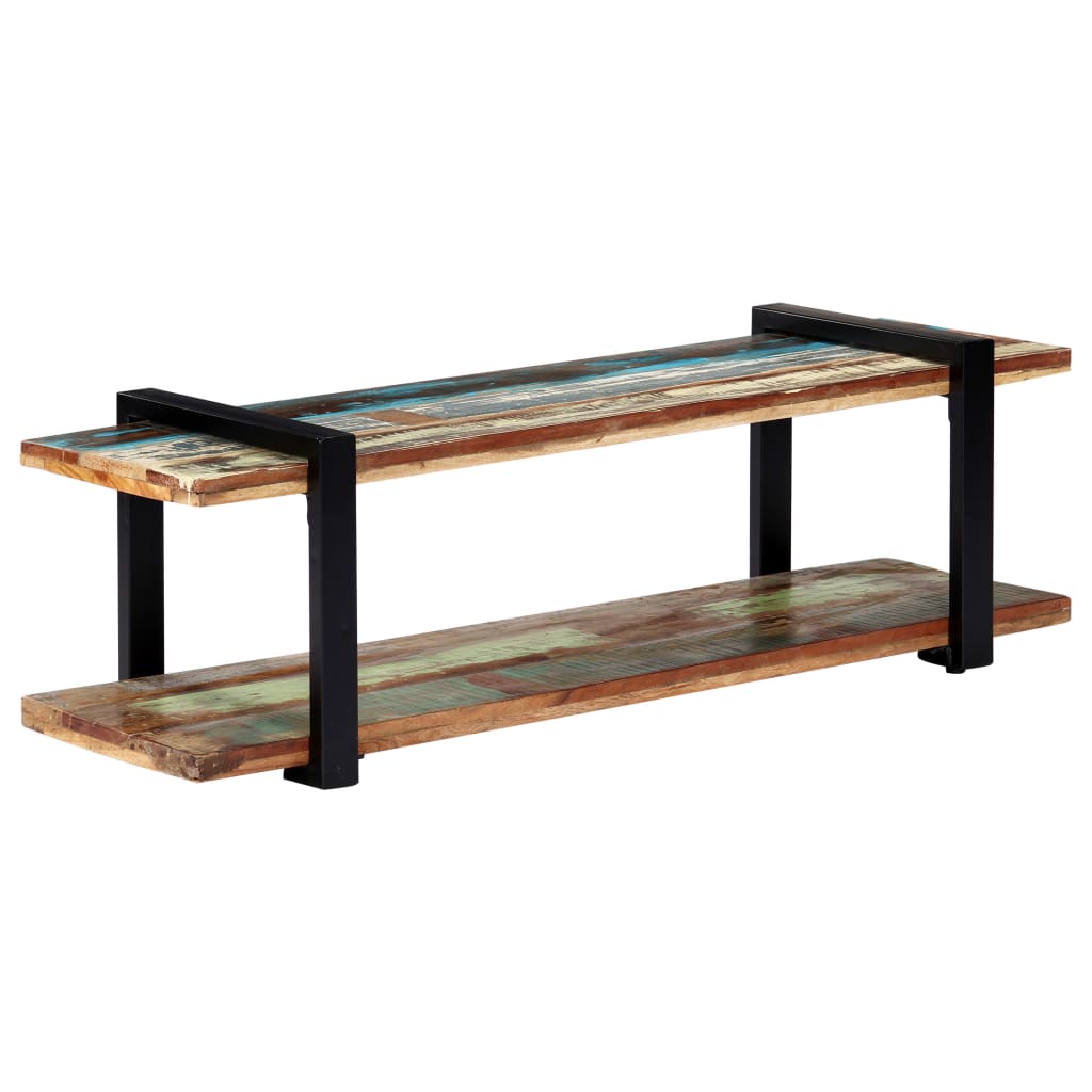 TV-Regal 130x40x40 cm Massivholz Mango