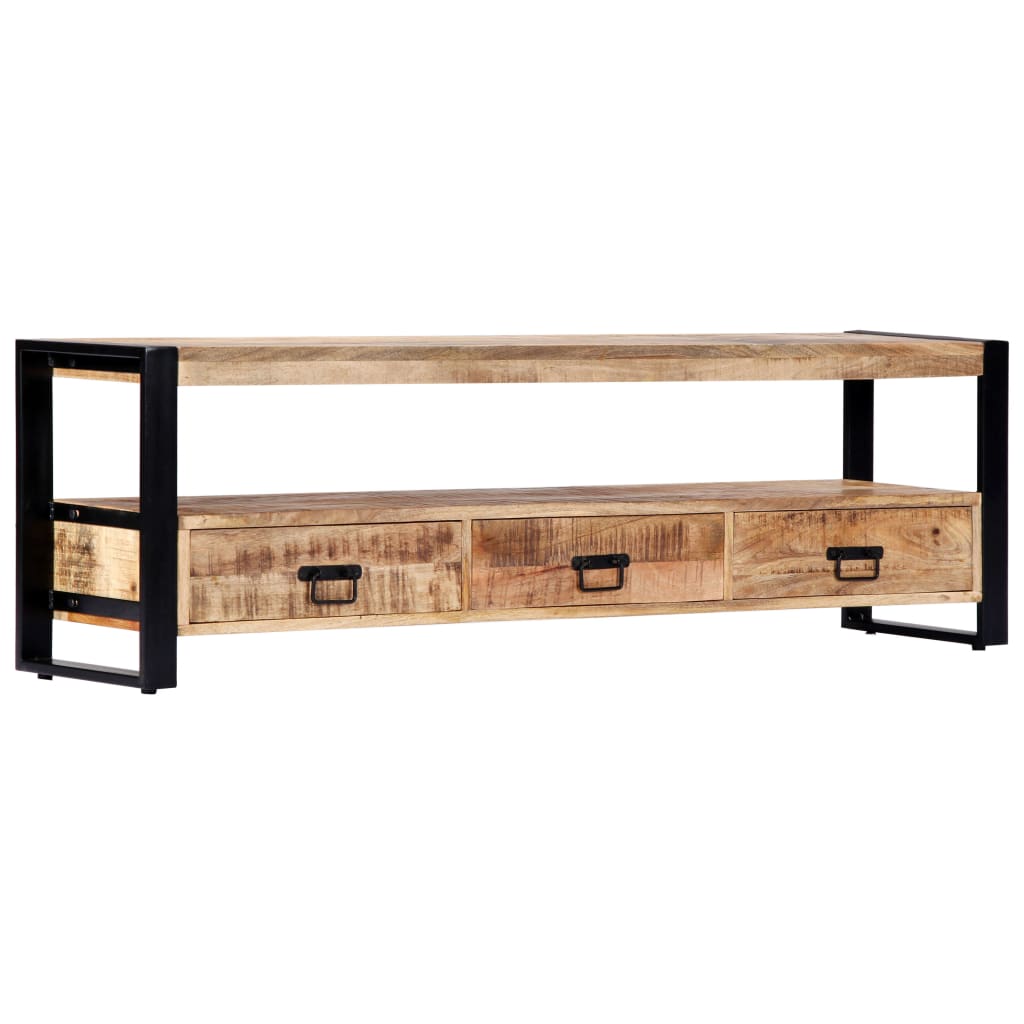 vidaXL TV-Schrank 150 x 30 x 45 cm Massivholz Mango