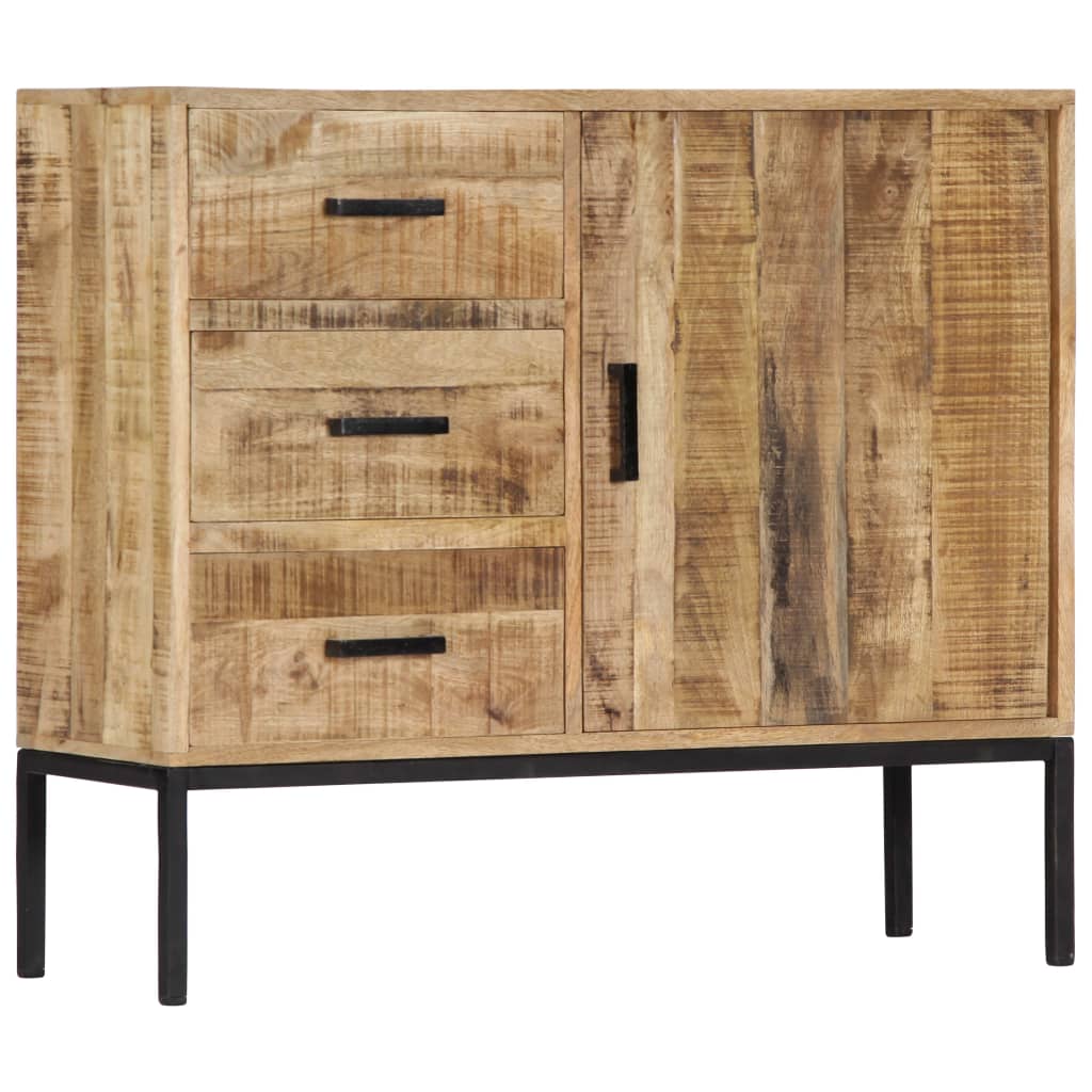 vidaXL Sideboard 88x30x71 cm Massivholz Mango