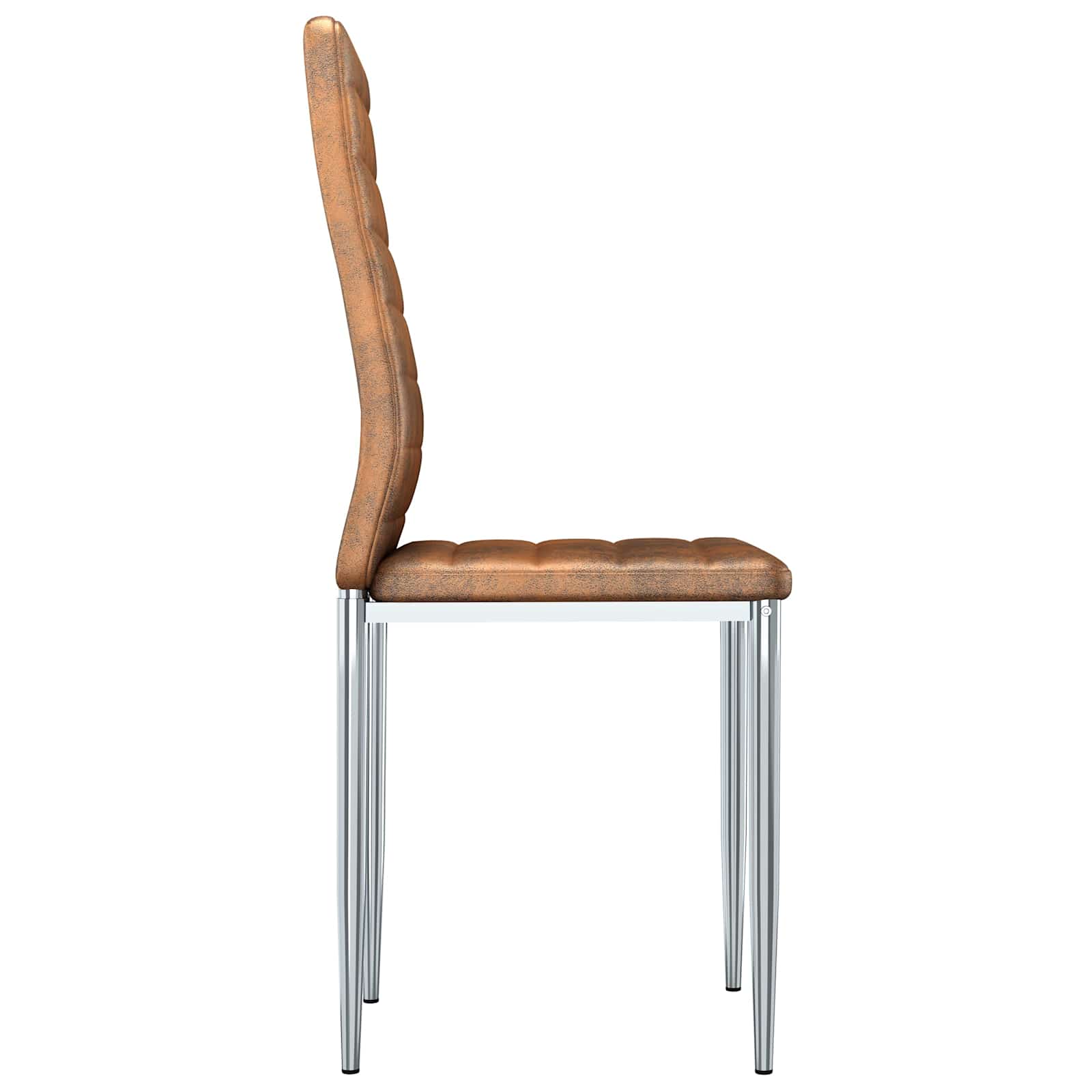 vidaXL Esszimmerstühle 2 pcs Braun 41,5 x 48 x 99 cm