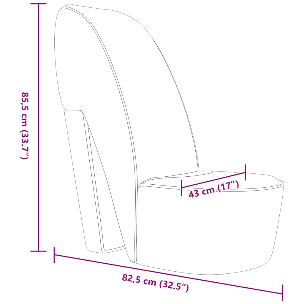 vidaXL Stuhl in Stöckelschuh-Form Rot Kunstleder