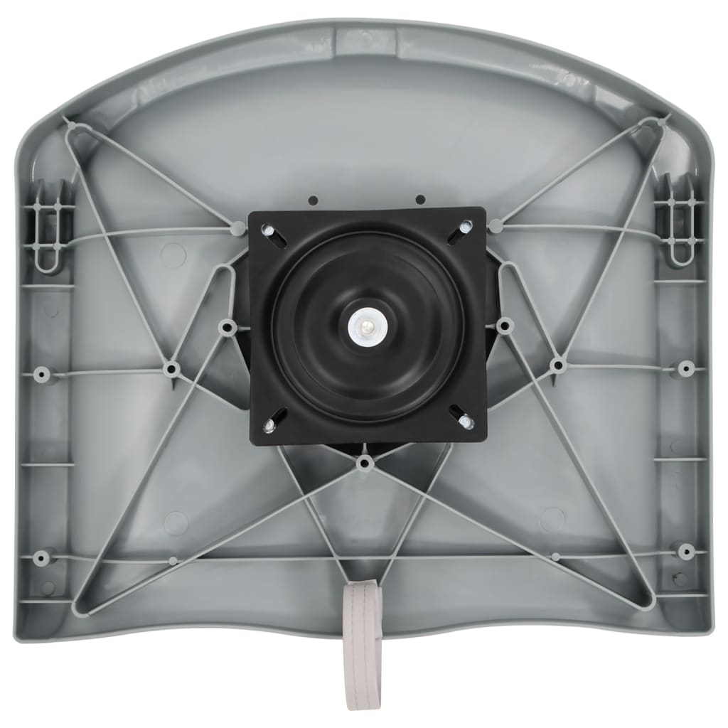 vidaXL 2-tlg. Bootssitz-Set Klappbar Grau