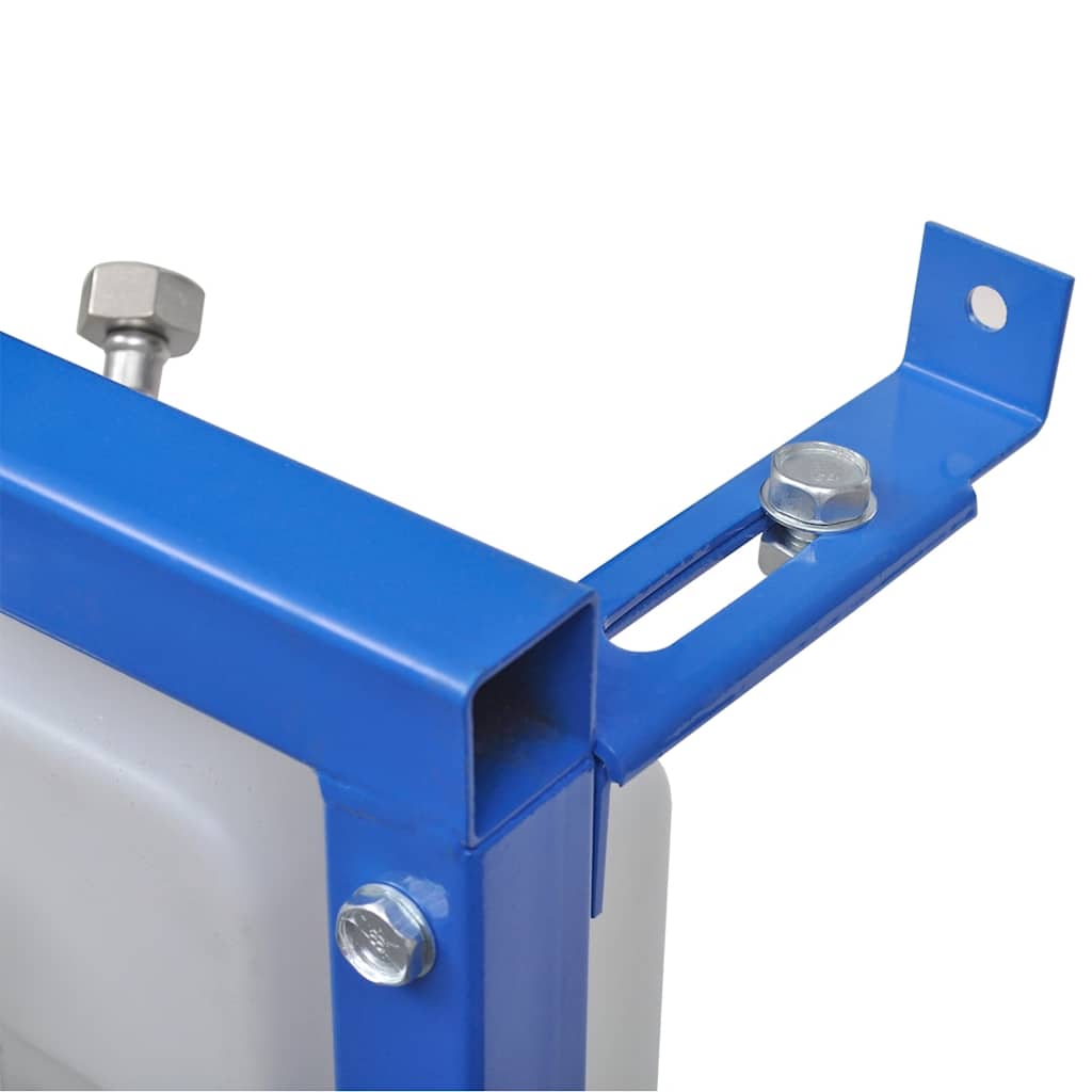 vidaXL Hänge-Toilette mit Einbau-Spülkasten Keramik Weiß