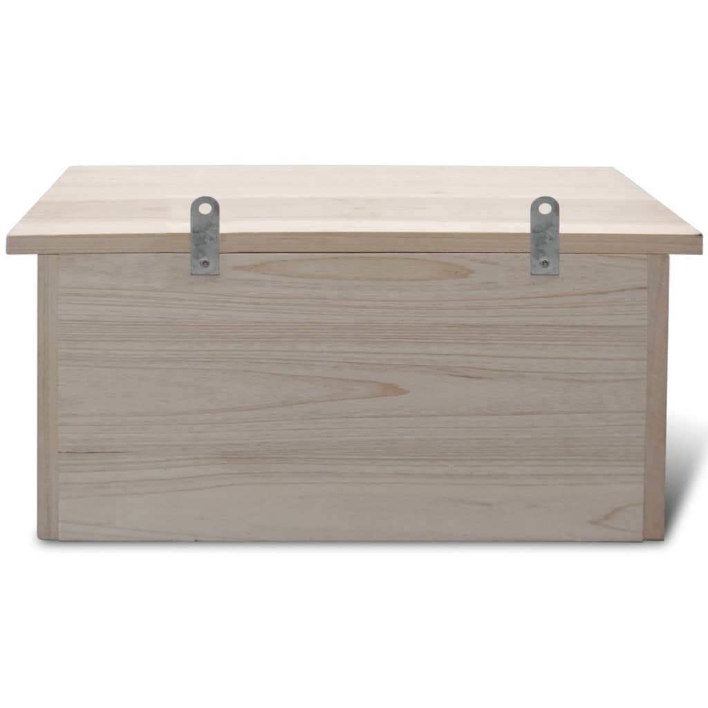 vidaXL Spatzenhaus 2 Stk. Holz 44 x 15,5 x 21,5 cm